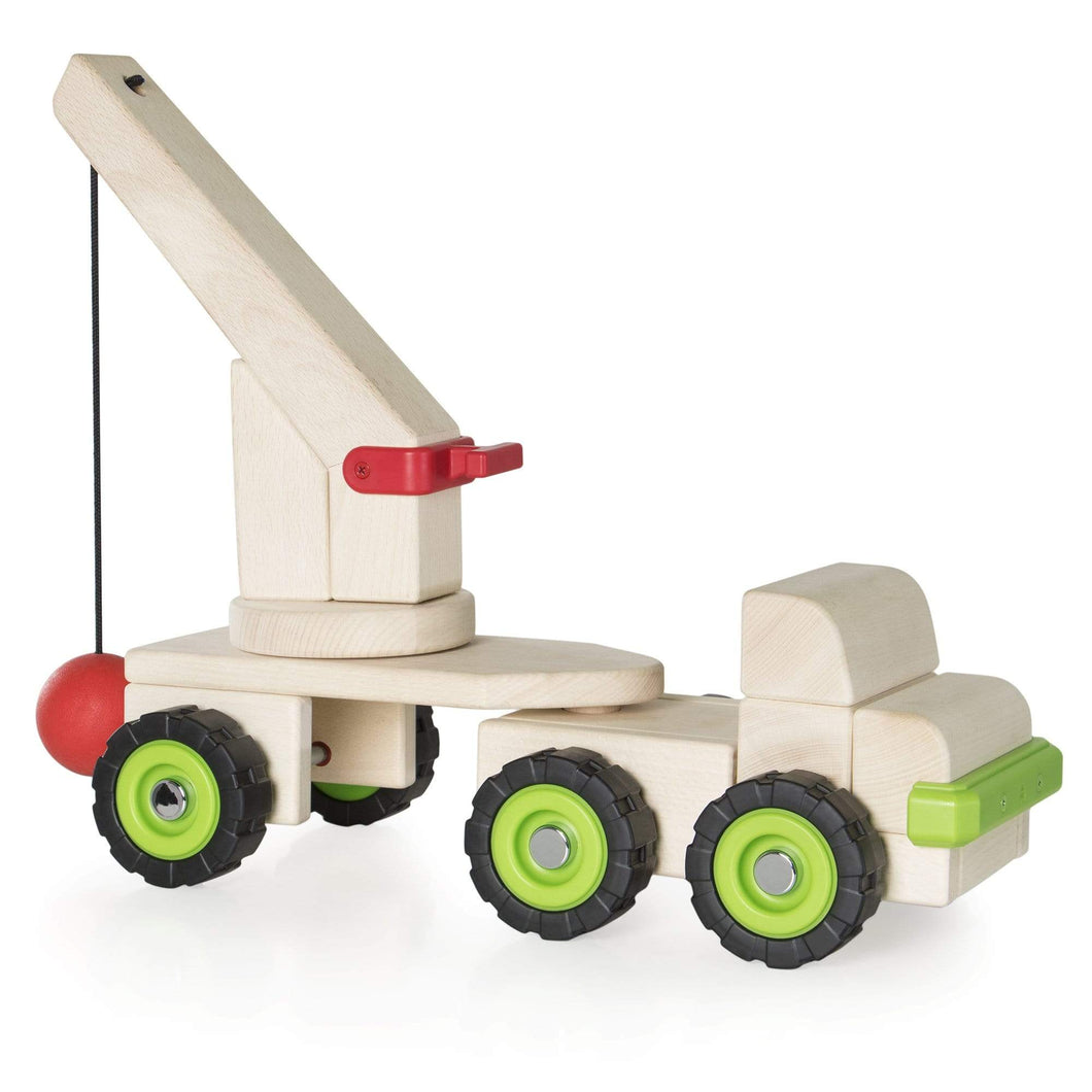Guidecraft Toys Guidecraft Block Science - Big Wrecking Ball Truck