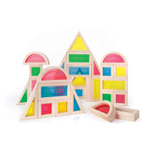 Load image into Gallery viewer, Guidecraft Toys Guidecraft Rainbow Blocks - 30 pc. set