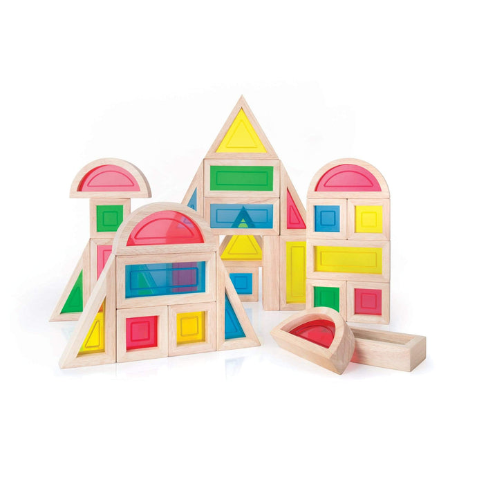 Guidecraft Toys Guidecraft Rainbow Blocks - 30 pc. set