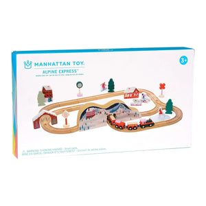 Manhattan Toy Toys Manhattan Toy Alpine Express Wooden Toy Train Set