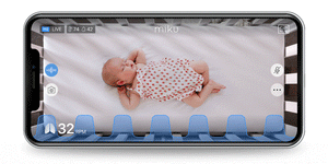 Pony Cycle Toys Miku Pro Smart Baby Monitor with Wall Mount Kit