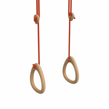 Load image into Gallery viewer, Lillagunga Toys Oak / RED / 2.0-2.8 m Lillagunga Gymnastic Rings