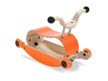 Load image into Gallery viewer, Wishbone Toys Orange Wishbone Mini-Flip Walker