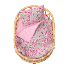 Load image into Gallery viewer, Poppie Toys Toys Pink/Meadow Poppie Crib + Bedding Set