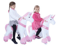 Load image into Gallery viewer, Pony Cycle Toys Pony Cycle Pink Unicorn Ride on Toy