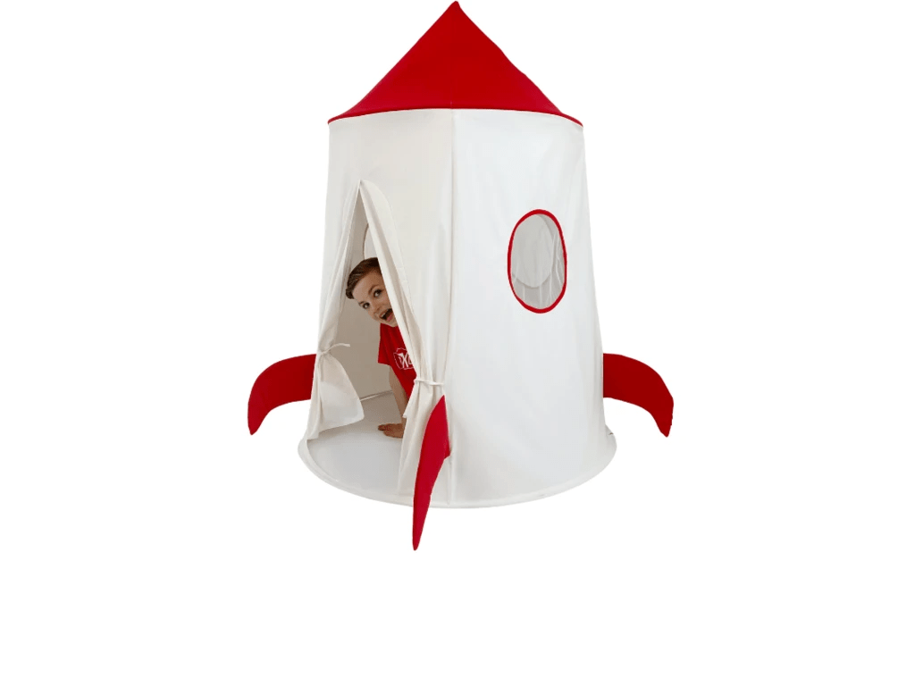 Domestic Objects Toys Red/White Domestic Objects Spaceship Play Tent