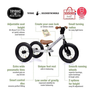 Trybike Toys Trybike 3-in-1 Balance Bike