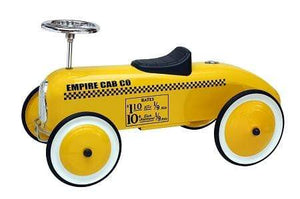 Morgan Cycle Toys Yellow Taxi Morgan Cycle Foot to Floor Retro Racer