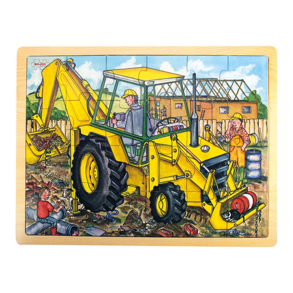 Bigjigs Toys Tray Puzzle Digger