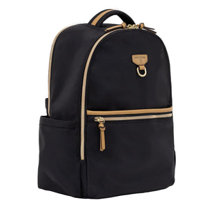 TWELVElittle TwelveLittle On-the-Go Diaper Bag Backpack in Black/Tan