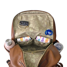 Load image into Gallery viewer, TWELVElittle TwelveLittle Peek-a-Boo Diaper Bag Backpack in Toffee