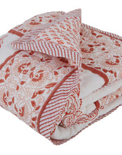 Load image into Gallery viewer, Malabar Baby Twin Pink City Cotton Quilt