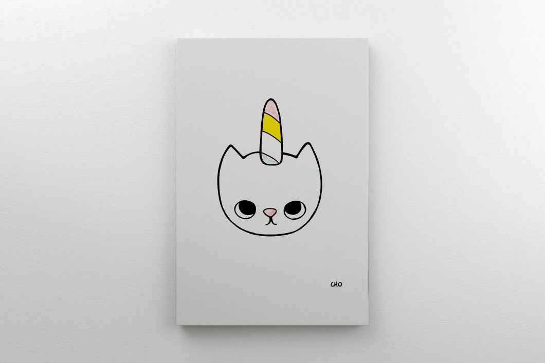 onceuponadesign.ca Unicat | Cat Unicorn Kitten | 12X16