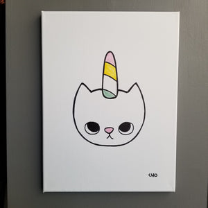 onceuponadesign.ca Unicat | Cat Unicorn Kitten | 12X16