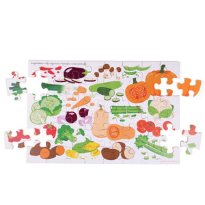 Bigjigs Toys Vegetables Floor Puzzle