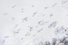 Load image into Gallery viewer, Gray Malin Wall Art 11.5x17 / Print Only Gray Malin Deer Valley Skiers Horizontal