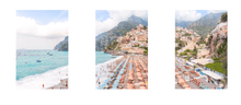 Load image into Gallery viewer, Gray Malin Wall Art 11.5x17 / Print Only Gray Malin Positano Triptych