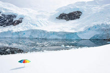 Load image into Gallery viewer, Gray Malin Wall Art 11.5x17 / Print Only Gray Malin Rainbow Umbrella, Antarctica