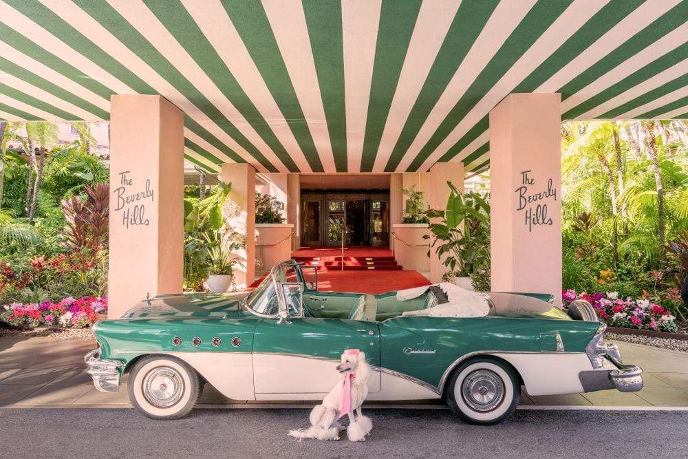 Gray Malin The Green Convertible, The Beverly Hills Hotel