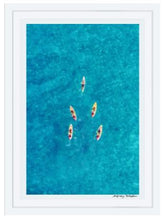 Load image into Gallery viewer, Gray Malin Wall Art Small / White Gray Malin Kayakers, Maui