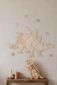 Little Lights Wall Decor Little Lights Origami Wall Decor - Stegosaurus Dinosaur
