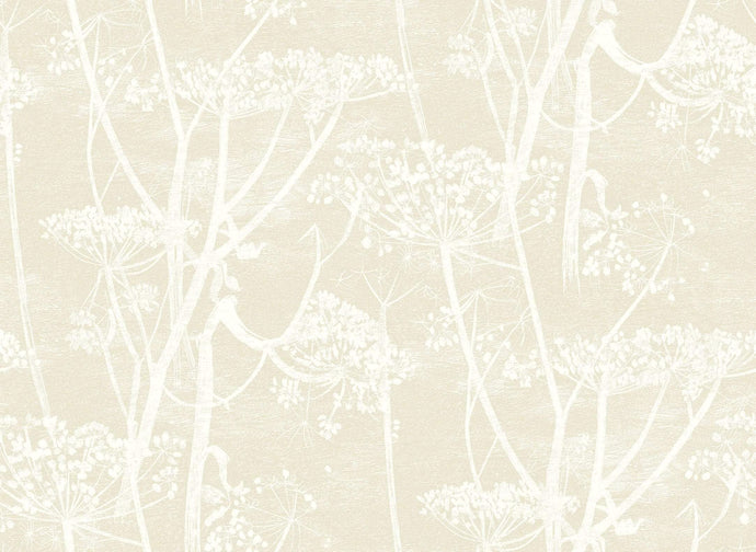 Cole & Son Wallpaper Cole & Son Cow Parsley Wallpaper - Linen and White