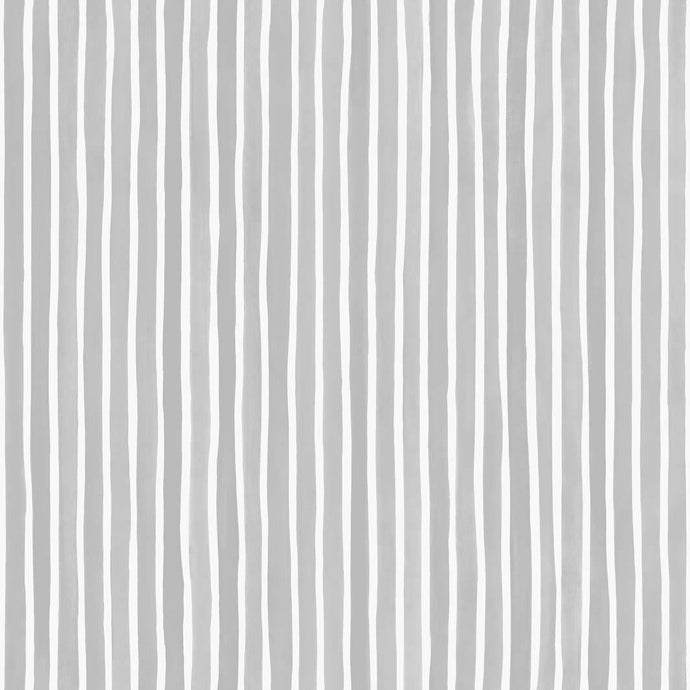 Cole & Son Wallpaper Cole & Son Croquet Stripe Wallpaper - Soft Grey