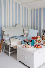 Load image into Gallery viewer, Cole &amp; Son Wallpaper Cole &amp; Son Glastonbury Stripe Wallpaper - Stone &amp; White
