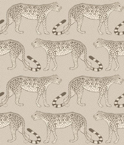 Cole & Son Wallpaper Cole & Son Leopard Walk Wallpaper - Stone