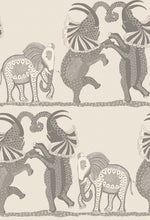 Load image into Gallery viewer, Cole &amp; Son Wallpaper Cole &amp; Son Safari Dance Wallpaper - Pale Stone &amp; Grey