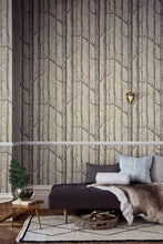 Load image into Gallery viewer, Cole &amp; Son Wallpaper Cole &amp; Son Woods Wallpaper - Grey and White