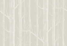 Load image into Gallery viewer, Cole &amp; Son Wallpaper Cole &amp; Son Woods Wallpaper - Stone and White