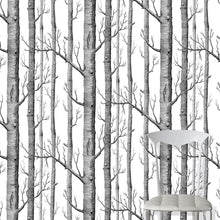 Load image into Gallery viewer, Cole &amp; Son Wallpaper Cole &amp; Son Woods - White and Taupe