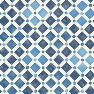 Cole & Son Wallpaper Cole & Son Zellige Wallpaper - China Blue & White