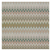 Load image into Gallery viewer, Missoni Home Wallpaper Double Roll / Blush/Jade/Gray Missoni Home Zig Zag Multicolore Unpasted Wallpaper