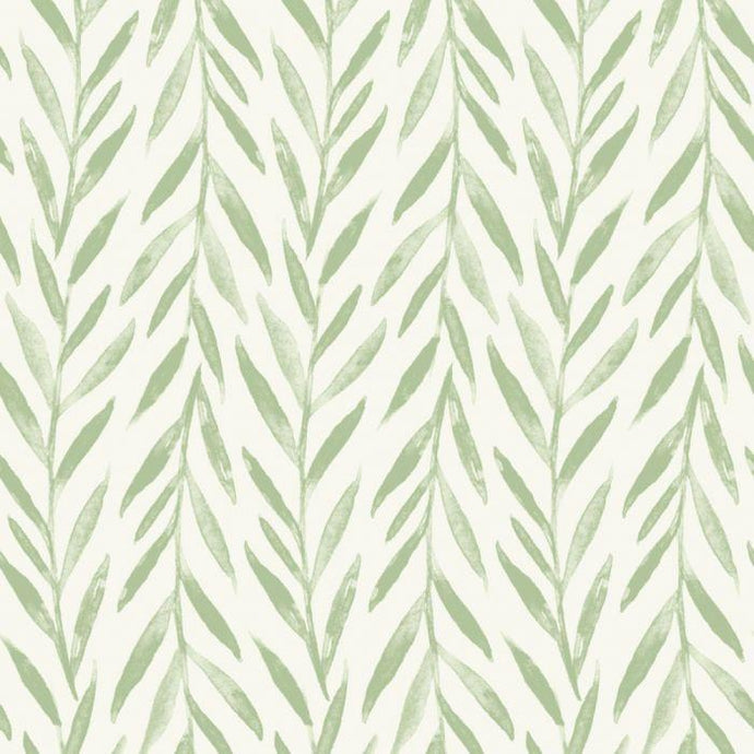 Magnolia Home Wallpaper Double Roll / Light Green Magnolia Home Willow Sure Strip Wallpaper Double Roll