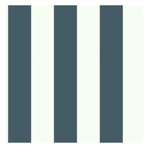 Magnolia Home Wallpaper Double Roll / Navy Magnolia Home Awning Stripe Sure Strip Wallpaper