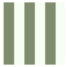 Load image into Gallery viewer, Magnolia Home Wallpaper Double Roll / Olive Magnolia Home Awning Stripe Sure Strip Wallpaper