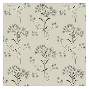 Magnolia Home Wallpaper Double Roll / Taupe Magnolia Home Wildflower Sure Strip Wallpaper Double Roll