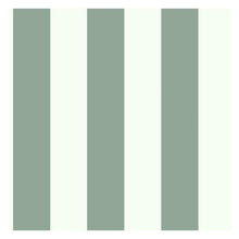 Load image into Gallery viewer, Magnolia Home Wallpaper Double Roll / Teal Magnolia Home Awning Stripe Sure Strip Wallpaper