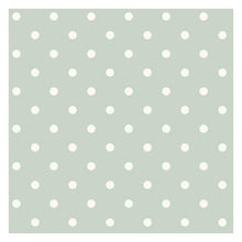 Load image into Gallery viewer, Magnolia Home Wallpaper Double Roll / White/Blue Magnolia Home Dots On Dots Sure Strip Wallpaper Double Roll