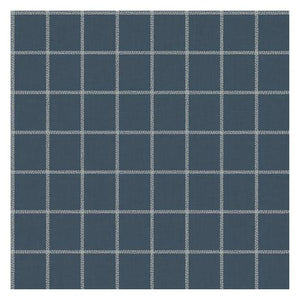 Magnolia Home Wallpaper Double Roll / White/Navy Magnolia Home Sunday Best Sure Strip Wallpaper Double Roll