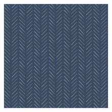 Load image into Gallery viewer, Magnolia Home Wallpaper Double Roll / White On Navy Magnolia Home Pick-Up Sticks Sure Strip Wallpaper Double Roll