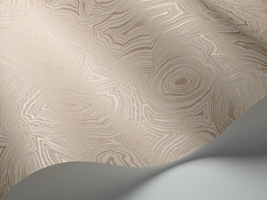 Fornasetti Wallpaper Fornasetti Malachite Wallpaper - Parchment & Gold