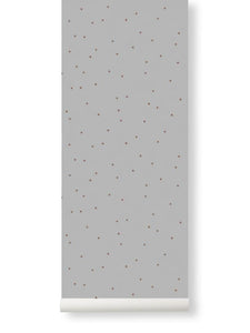 Ferm Living Wallpaper Grey Ferm Living Wallpaper - Dot