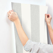 Load image into Gallery viewer, Magnolia Home Wallpaper Magnolia Home Thread Stripe Sure Strip Wallpaper Double Roll