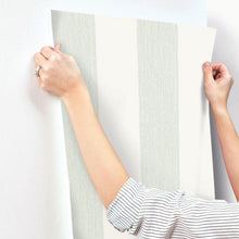 Load image into Gallery viewer, Magnolia Home Wallpaper Magnolia Home Thread Stripe Sure Strip Wallpaper Double Roll