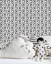 Load image into Gallery viewer, Marley+Malek Wallpaper Marley+Malek XO Charcoal Wallpaper