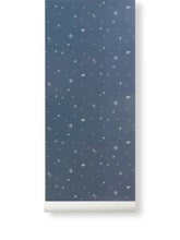 Load image into Gallery viewer, Ferm Living Wallpaper Moon - Dark Blue Ferm Living Wallpaper - Moon
