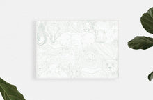 Load image into Gallery viewer, Anewall Wallpaper Print: Canvas Print - 54”(W) x 40”(H) Anewall Animal Kingdom Wallpaper